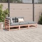 vidaXL 3-tlg. Garten-Sofagarnitur mit Kissen Massivholz Douglasie vidaXL 3-tlg. Garten-Sofagarnitur mit Kissen Massivholz Douglasie