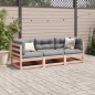 vidaXL 3-tlg. Garten-Sofagarnitur mit Kissen Massivholz Douglasie vidaXL 3-tlg. Garten-Sofagarnitur mit Kissen Massivholz Douglasie