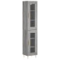 Highboard Grau Sonoma 34,5x34x180 cm Holzwerkstoff Highboard Grau Sonoma 34,5x34x180 cm Holzwerkstoff