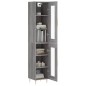 Highboard Grau Sonoma 34,5x34x180 cm Holzwerkstoff Highboard Grau Sonoma 34,5x34x180 cm Holzwerkstoff