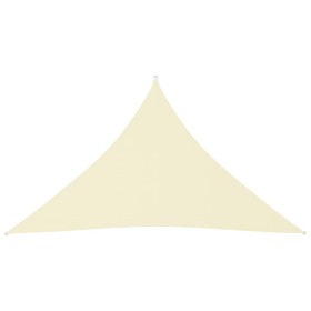vidaXL Sonnensegel Oxford-Gewebe Dreieckig 3x3x4,24 m Creme