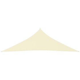 vidaXL Sonnensegel Oxford-Gewebe Dreieckig 3x3x4,24 m Creme
