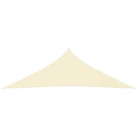 vidaXL Sonnensegel Oxford-Gewebe Dreieckig 3x3x4,24 m Creme