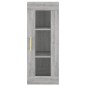 Highboard Grau Sonoma 34,5x34x180 cm Holzwerkstoff Highboard Grau Sonoma 34,5x34x180 cm Holzwerkstoff