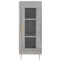 Highboard Grau Sonoma 34,5x34x180 cm Holzwerkstoff Highboard Grau Sonoma 34,5x34x180 cm Holzwerkstoff