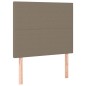 vidaXL Boxspringbett mit Matratze & LED Taupe 80x200 cm Stoff vidaXL Boxspringbett mit Matratze & LED Taupe 80x200 cm Stoff