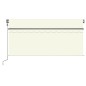 Gelenkarmmarkise Automatisch mit Jalousie 3x2,5 m Creme Gelenkarmmarkise Automatisch mit Jalousie 3x2,5 m Creme
