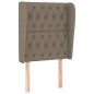 vidaXL Boxspringbett mit Matratze Taupe 80x200 cm Stoff vidaXL Boxspringbett mit Matratze Taupe 80x200 cm Stoff