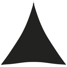 vidaXL Sonnensegel Oxford-Gewebe Dreieckig 3x4x4 m Schwarz