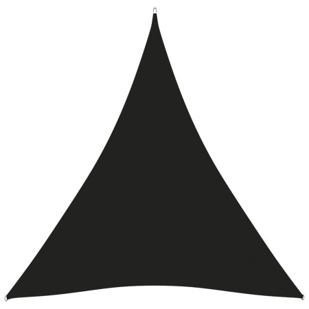 vidaXL Sonnensegel Oxford-Gewebe Dreieckig 3x4x4 m Schwarz