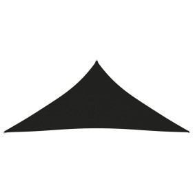 vidaXL Sonnensegel Oxford-Gewebe Dreieckig 3x4x4 m Schwarz