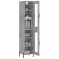 Highboard Betongrau 34,5x34x180 cm Holzwerkstoff Highboard Betongrau 34,5x34x180 cm Holzwerkstoff
