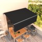 Gelenkarmmarkise Automatisch mit Volant 4x3 m Anthrazit Gelenkarmmarkise Automatisch mit Volant 4x3 m Anthrazit