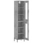 Highboard Betongrau 34,5x34x180 cm Holzwerkstoff Highboard Betongrau 34,5x34x180 cm Holzwerkstoff