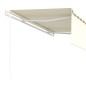 Gelenkarmmarkise Automatisch mit Jalousie 4,5x3 m Creme Gelenkarmmarkise Automatisch mit Jalousie 4,5x3 m Creme
