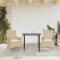 vidaXL Gartenstühle mit Kissen 2 Stk. Beige Poly Rattan vidaXL Gartenstühle mit Kissen 2 Stk. Beige Poly Rattan