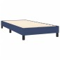 vidaXL Boxspringbett mit Matratze & LED Blau 100x200 cm Stoff vidaXL Boxspringbett mit Matratze & LED Blau 100x200 cm Stoff