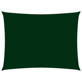 vidaXL Sonnensegel Oxford-Gewebe Rechteckig 2,5x4 m Dunkelgrün