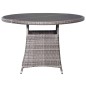 vidaXL 5-tlg. Garten-Essgruppe Poly Rattan Anthrazit und Grau vidaXL 5-tlg. Garten-Essgruppe Poly Rattan Anthrazit und Grau