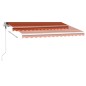 Standmarkise Automatisch 300x250 cm Orange/Braun Standmarkise Automatisch 300x250 cm Orange/Braun