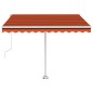 Standmarkise Automatisch 300x250 cm Orange/Braun Standmarkise Automatisch 300x250 cm Orange/Braun
