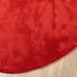 vidaXL Teppich OVIEDO Kurzflor Rot Ø 80 cm vidaXL Teppich OVIEDO Kurzflor Rot Ø 80 cm