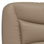 vidaXL Bettgestell mit LED Cappuccino-Braun 120x200 cm Kunstleder vidaXL Bettgestell mit LED Cappuccino-Braun 120x200 cm Kunstleder