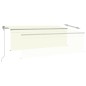 Gelenkarmmarkise Automatisch mit Jalousie 4x3 m Creme Gelenkarmmarkise Automatisch mit Jalousie 4x3 m Creme