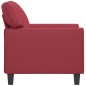 vidaXL Sessel Weinrot 60 cm Kunstleder vidaXL Sessel Weinrot 60 cm Kunstleder