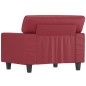 vidaXL Sessel Weinrot 60 cm Kunstleder vidaXL Sessel Weinrot 60 cm Kunstleder