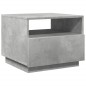 vidaXL Couchtisch mit LED-Leuchten Betongrau 50x49x40 cm vidaXL Couchtisch mit LED-Leuchten Betongrau 50x49x40 cm