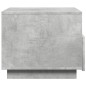 vidaXL Couchtisch mit LED-Leuchten Betongrau 50x49x40 cm vidaXL Couchtisch mit LED-Leuchten Betongrau 50x49x40 cm