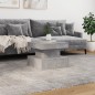 vidaXL Couchtisch mit LED-Leuchten Betongrau 50x50x40 cm vidaXL Couchtisch mit LED-Leuchten Betongrau 50x50x40 cm