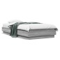 vidaXL Bettgestell Grau Sonoma 90x190 cm Holzwerkstoff vidaXL Bettgestell Grau Sonoma 90x190 cm Holzwerkstoff