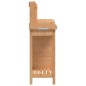vidaXL Pflanztisch mit Schrank Braun 110,5x45x124,5cm Massivholz Tanne vidaXL Pflanztisch mit Schrank Braun 110,5x45x124,5cm Massivholz Tanne
