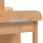 vidaXL Pflanztisch mit Schrank Braun 110,5x45x124,5cm Massivholz Tanne vidaXL Pflanztisch mit Schrank Braun 110,5x45x124,5cm Massivholz Tanne