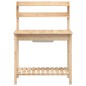 vidaXL Pflanztisch mit Waschbecken 147,5x44x139,5 cm Massivholz Tanne vidaXL Pflanztisch mit Waschbecken 147,5x44x139,5 cm Massivholz Tanne