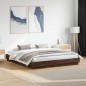 vidaXL Bettgestell Braun Eichen-Optik 200x200 cm Holzwerkstoff vidaXL Bettgestell Braun Eichen-Optik 200x200 cm Holzwerkstoff