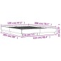 vidaXL Bettgestell Braun Eichen-Optik 120x200 cm Holzwerkstoff vidaXL Bettgestell Braun Eichen-Optik 120x200 cm Holzwerkstoff