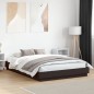 vidaXL Bettgestell Schwarz 160x200 cm Holzwerkstoff vidaXL Bettgestell Schwarz 160x200 cm Holzwerkstoff