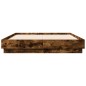 vidaXL Bettgestell Räuchereiche 140x190 cm Holzwerkstoff vidaXL Bettgestell Räuchereiche 140x190 cm Holzwerkstoff