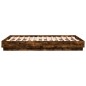 vidaXL Bettgestell Räuchereiche 140x190 cm Holzwerkstoff vidaXL Bettgestell Räuchereiche 140x190 cm Holzwerkstoff
