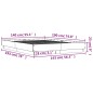 vidaXL Bettgestell Räuchereiche 140x190 cm Holzwerkstoff vidaXL Bettgestell Räuchereiche 140x190 cm Holzwerkstoff