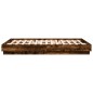 vidaXL Bettgestell Räuchereiche 140x200 cm Holzwerkstoff vidaXL Bettgestell Räuchereiche 140x200 cm Holzwerkstoff