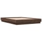 vidaXL Bettgestell Braun Eichen-Optik 140x200 cm Holzwerkstoff vidaXL Bettgestell Braun Eichen-Optik 140x200 cm Holzwerkstoff