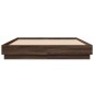 vidaXL Bettgestell Braun Eichen-Optik 140x200 cm Holzwerkstoff vidaXL Bettgestell Braun Eichen-Optik 140x200 cm Holzwerkstoff