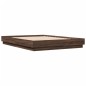 vidaXL Bettgestell Braun Eichen-Optik 160x200 cm Holzwerkstoff vidaXL Bettgestell Braun Eichen-Optik 160x200 cm Holzwerkstoff