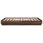 vidaXL Bettgestell Braun Eichen-Optik 140x190 cm Holzwerkstoff vidaXL Bettgestell Braun Eichen-Optik 140x190 cm Holzwerkstoff
