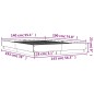 vidaXL Bettgestell Braun Eichen-Optik 140x190 cm Holzwerkstoff vidaXL Bettgestell Braun Eichen-Optik 140x190 cm Holzwerkstoff