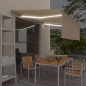 Automatische Markise mit Jalousie LED Windsensor 4,5x3 m Creme Automatische Markise mit Jalousie LED Windsensor 4,5x3 m Creme